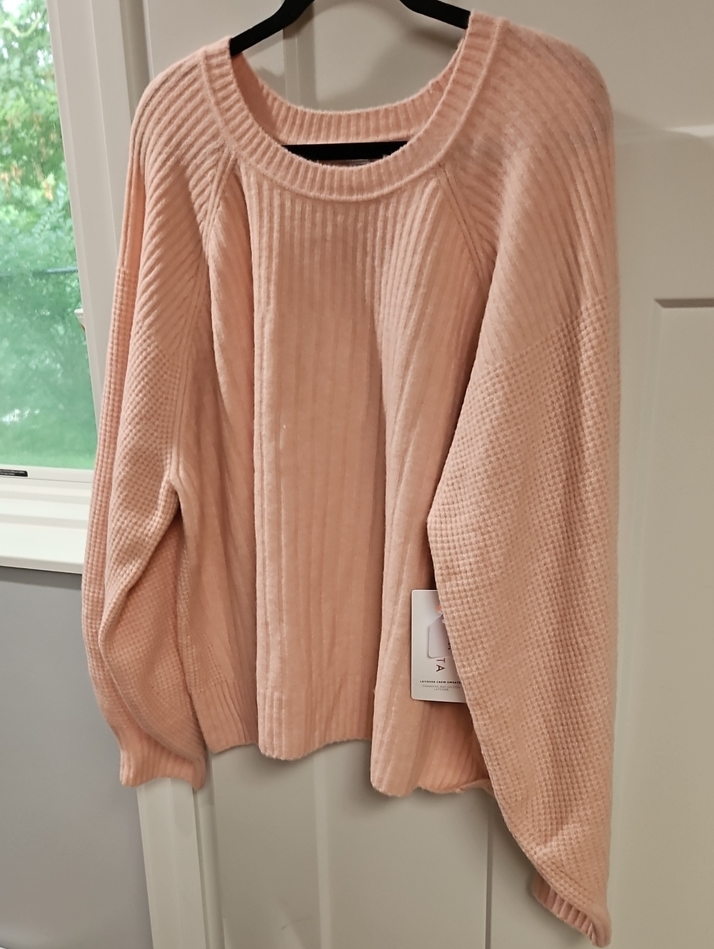 Athleta Soft Blush Pink Crewneck Sweater